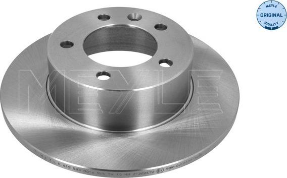 Meyle 615 523 0016 - Brake Disc onlydrive.pro