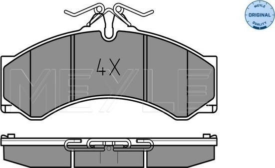 Meyle 025 290 7620 - Brake Pad Set, disc brake onlydrive.pro