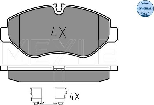 Meyle 025 291 9220 - Brake Pad Set, disc brake onlydrive.pro