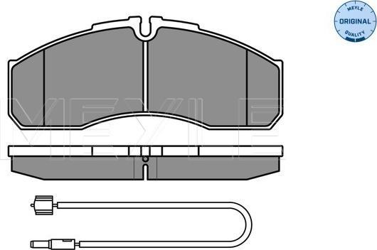 Meyle 025 291 6020/W - Тормозные колодки, дисковые, комплект onlydrive.pro