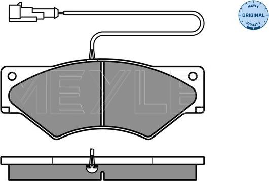 Meyle 025 291 0720/W - Brake Pad Set, disc brake onlydrive.pro