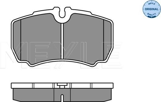 Meyle 025 291 2320 - Тормозные колодки, дисковые, комплект onlydrive.pro