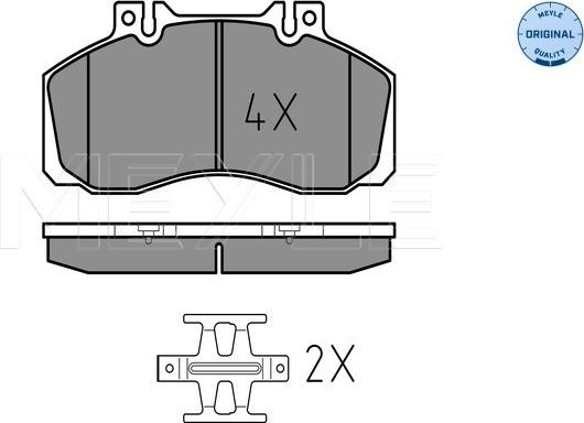 Meyle 025 298 3521 - Brake Pad Set, disc brake onlydrive.pro