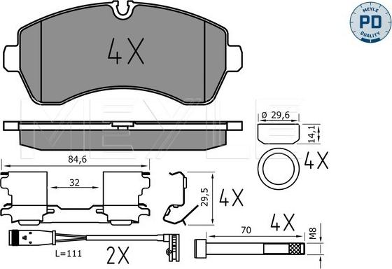 Meyle 025 292 0020/PD - Jarrupala, levyjarru onlydrive.pro