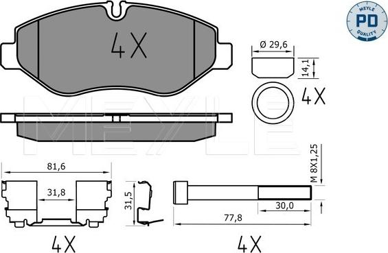 Meyle 025 292 2920/PD - Jarrupala, levyjarru onlydrive.pro