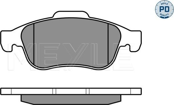 Meyle 025 249 1418/PD - Brake Pad Set, disc brake onlydrive.pro