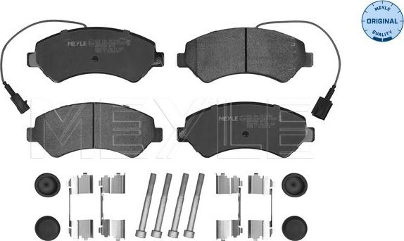 Meyle 025 244 6619/W2 - Brake Pad Set, disc brake onlydrive.pro