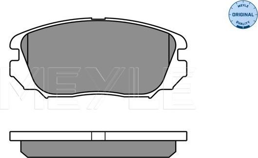 Meyle 025 244 1519/W - Brake Pad Set, disc brake onlydrive.pro