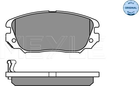 Meyle 025 244 1519/W - Brake Pad Set, disc brake onlydrive.pro