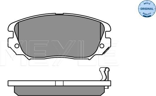 Meyle 025 244 1519/W - Brake Pad Set, disc brake onlydrive.pro