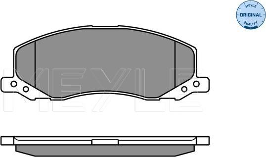 Meyle 025 244 1817/W - Brake Pad Set, disc brake onlydrive.pro