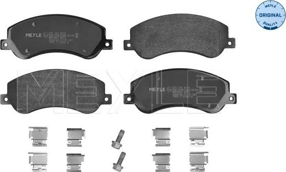 Meyle 025 244 8418 - Brake Pad Set, disc brake onlydrive.pro