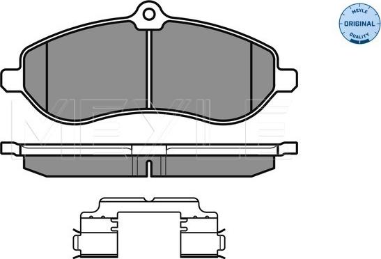 Meyle 025 245 9518/W - Тормозные колодки, дисковые, комплект onlydrive.pro