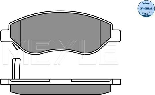 Meyle 025 245 5019/W - Brake Pad Set, disc brake onlydrive.pro