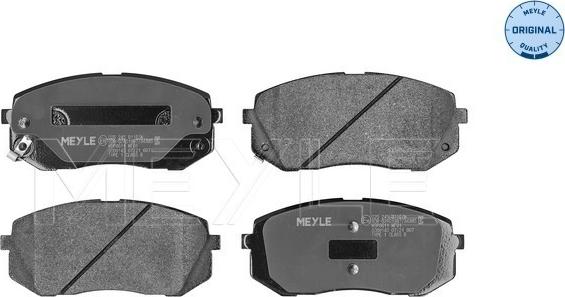 Meyle 025 245 0116/W - Brake Pad Set, disc brake onlydrive.pro