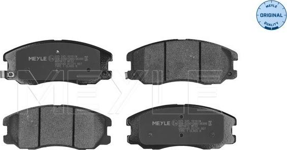Meyle 025 245 1016/W - Brake Pad Set, disc brake onlydrive.pro