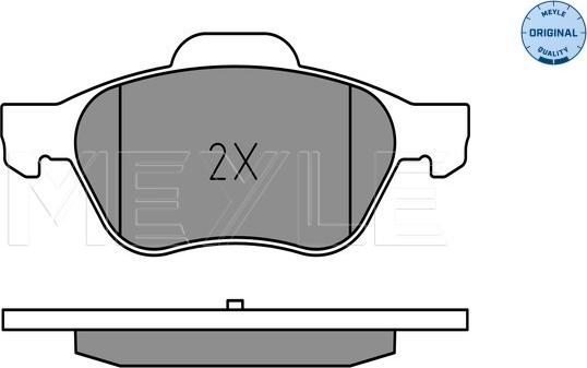 Meyle 025 245 3518 - Brake Pad Set, disc brake onlydrive.pro