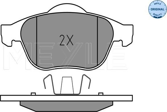 Meyle 025 245 3618 - Brake Pad Set, disc brake onlydrive.pro