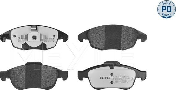 Meyle 025 245 3818/PD - Brake Pad Set, disc brake onlydrive.pro