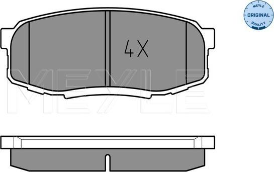 Meyle 025 246 5317 - Brake Pad Set, disc brake onlydrive.pro