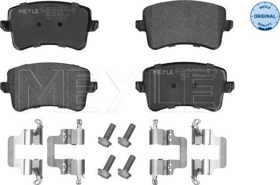 Meyle 025 246 0617/K1 - Piduriklotsi komplekt,ketaspidur onlydrive.pro