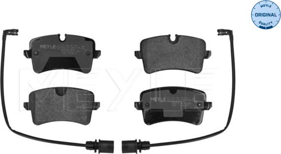 Meyle 025 246 0617/W - Brake Pad Set, disc brake onlydrive.pro