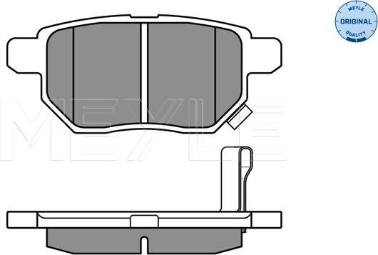 Meyle 025 246 1015/W - Brake Pad Set, disc brake onlydrive.pro