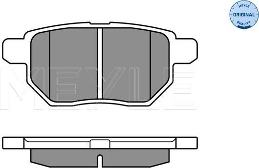 Meyle 025 246 1015/W - Piduriklotsi komplekt,ketaspidur onlydrive.pro