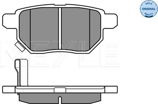 Meyle 025 246 1015/W - Brake Pad Set, disc brake onlydrive.pro