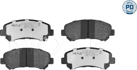 Meyle 025 246 3217/PD - Brake Pad Set, disc brake onlydrive.pro