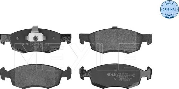 Meyle 025 246 7318 - Brake Pad Set, disc brake onlydrive.pro