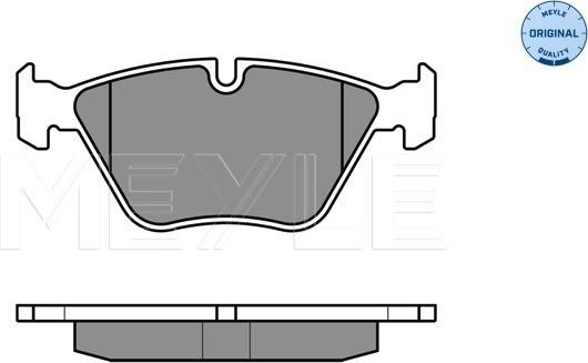 Meyle 025 240 9620 - Brake Pad Set, disc brake onlydrive.pro