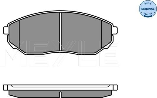 Meyle 025 240 9217/W - Тормозные колодки, дисковые, комплект onlydrive.pro