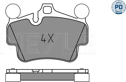 Meyle 025 240 4917/PD - Brake Pad Set, disc brake onlydrive.pro