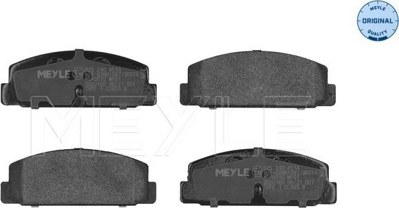 Meyle 025 240 4514 - Brake Pad Set, disc brake onlydrive.pro