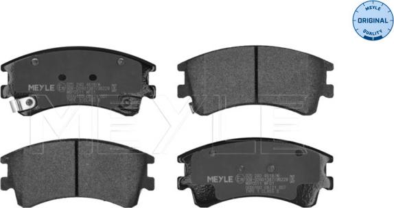 Meyle 025 240 4618/W - Brake Pad Set, disc brake onlydrive.pro