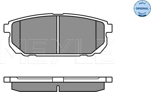 Meyle 025 240 5815/W - Piduriklotsi komplekt,ketaspidur onlydrive.pro