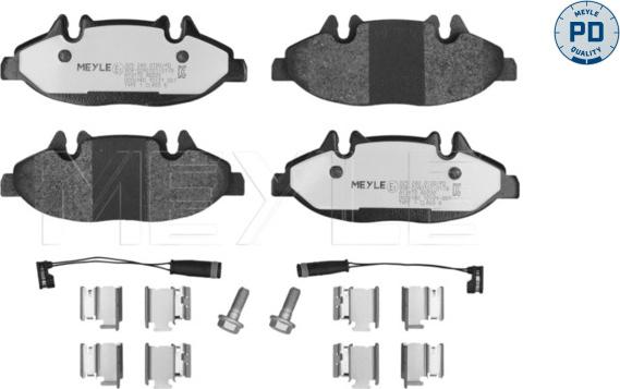 Meyle 025 240 0720/PD - Piduriklotsi komplekt,ketaspidur onlydrive.pro