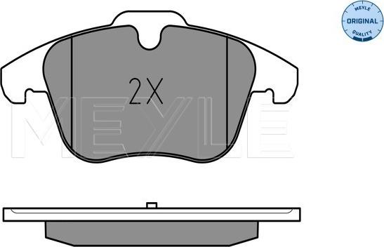 Meyle 025 240 8418 - Brake Pad Set, disc brake onlydrive.pro