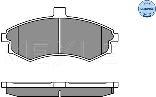 Meyle 025 240 3117/W - Brake Pad Set, disc brake onlydrive.pro