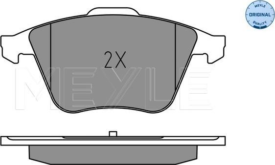 Meyle 025 240 2120 - Brake Pad Set, disc brake onlydrive.pro