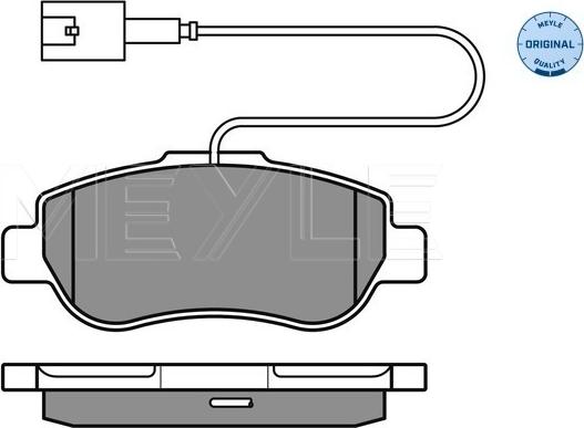 Meyle 025 240 7217/W - Brake Pad Set, disc brake onlydrive.pro