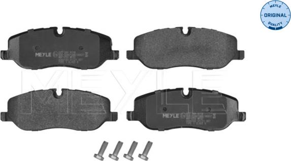 Meyle 025 241 9118 - Brake Pad Set, disc brake onlydrive.pro