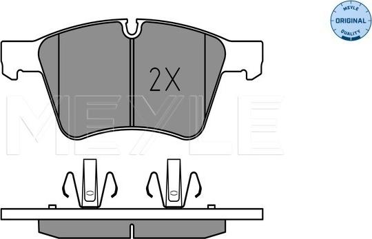 Meyle 025 241 5120 - Brake Pad Set, disc brake onlydrive.pro