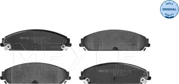 Meyle 025 241 6417/W - Brake Pad Set, disc brake onlydrive.pro