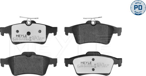 Meyle 025 241 3716/PD - Brake Pad Set, disc brake onlydrive.pro