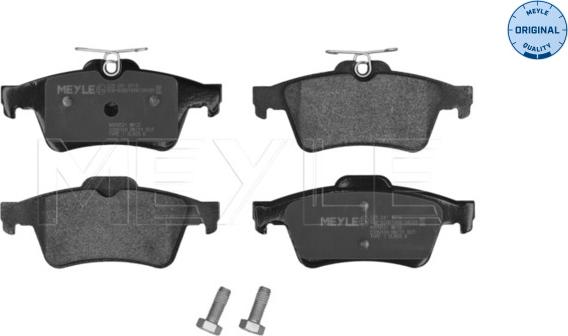 Meyle 025 241 3716 - Brake Pad Set, disc brake onlydrive.pro