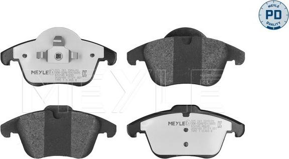 Meyle 025 241 2319/PD - Brake Pad Set, disc brake onlydrive.pro