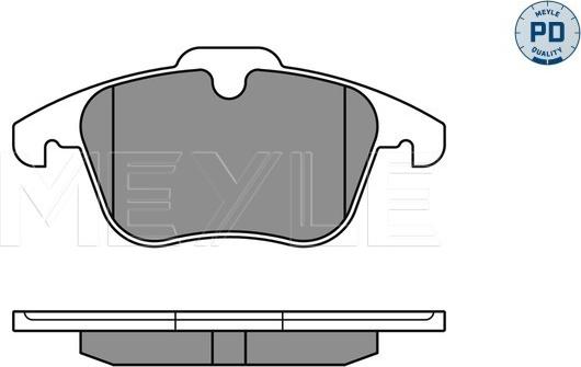 Meyle 025 241 2319/PD - Brake Pad Set, disc brake onlydrive.pro