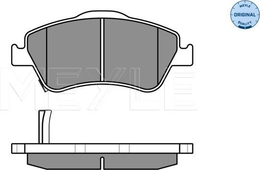 Meyle 025 241 2219/W - Brake Pad Set, disc brake onlydrive.pro